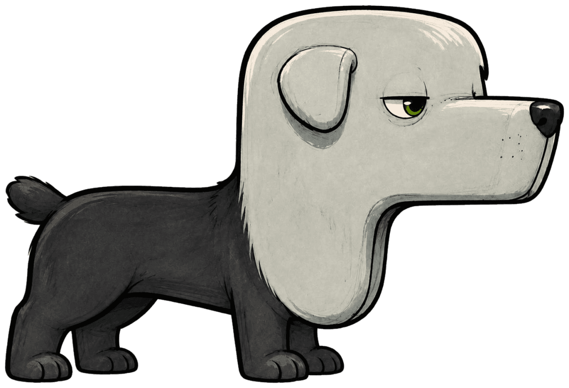 Snop, the dog who burns the supply